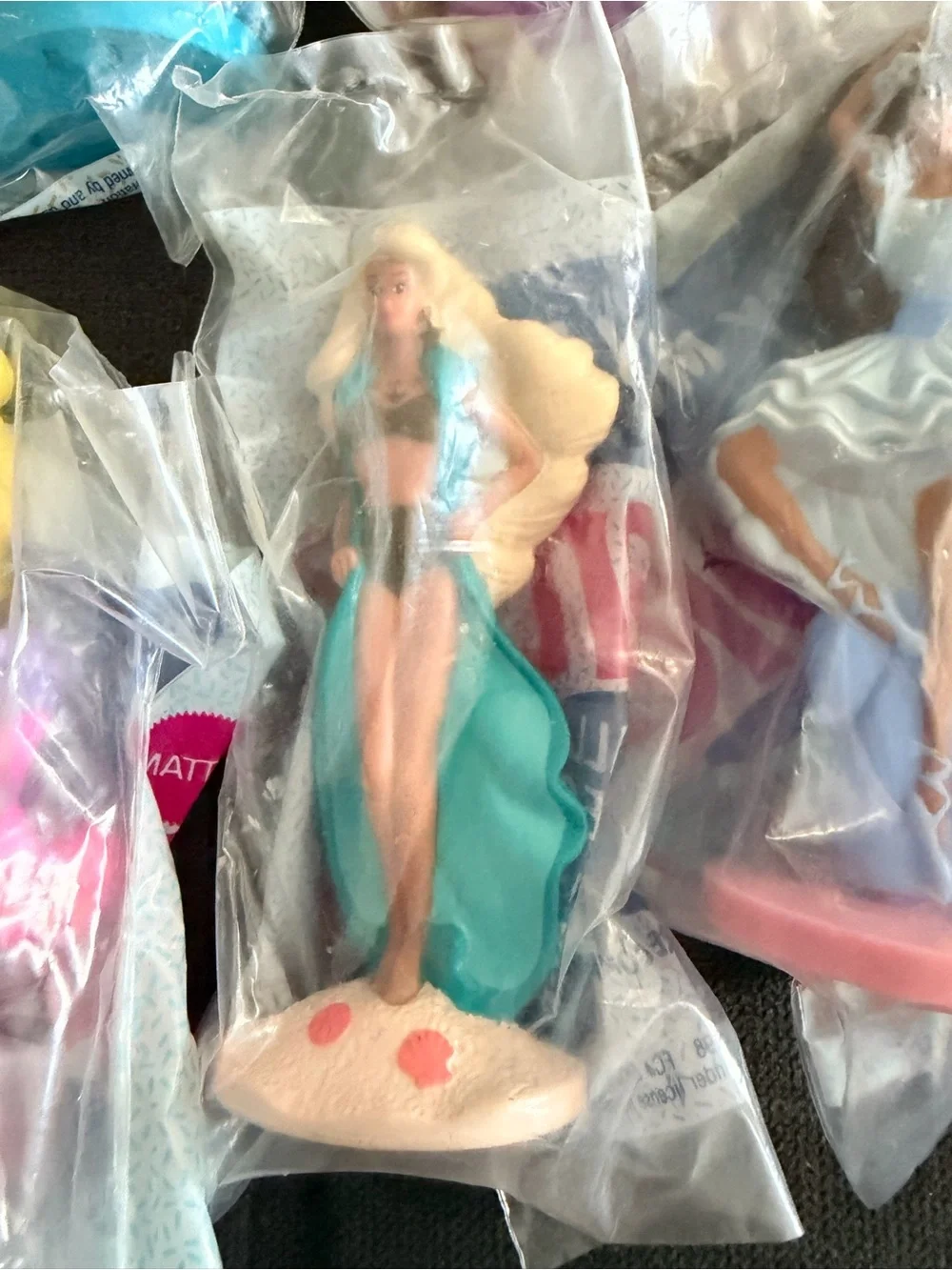 McDonald's Pink and Purple Toy Figures (Bagged)